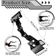 thumbnail image 2 of PinesC 5 Pack Adjustable Document Holder Flexible Rotatable Paper Holder for Typing Desktop Document Holder Paper Stand Copy Holder Clip for Computer Monitor Canvas Clamp (Black) Black, 2 of 5