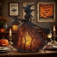 thumbnail image 6 of Halloween Witch Lamp 7 Inch - Spooky Sweet Gothic Decor, Year Round Whimsical Centerpiece for Home Porch, Unique Halloween Gift for Gothic Fans, 6 of 8