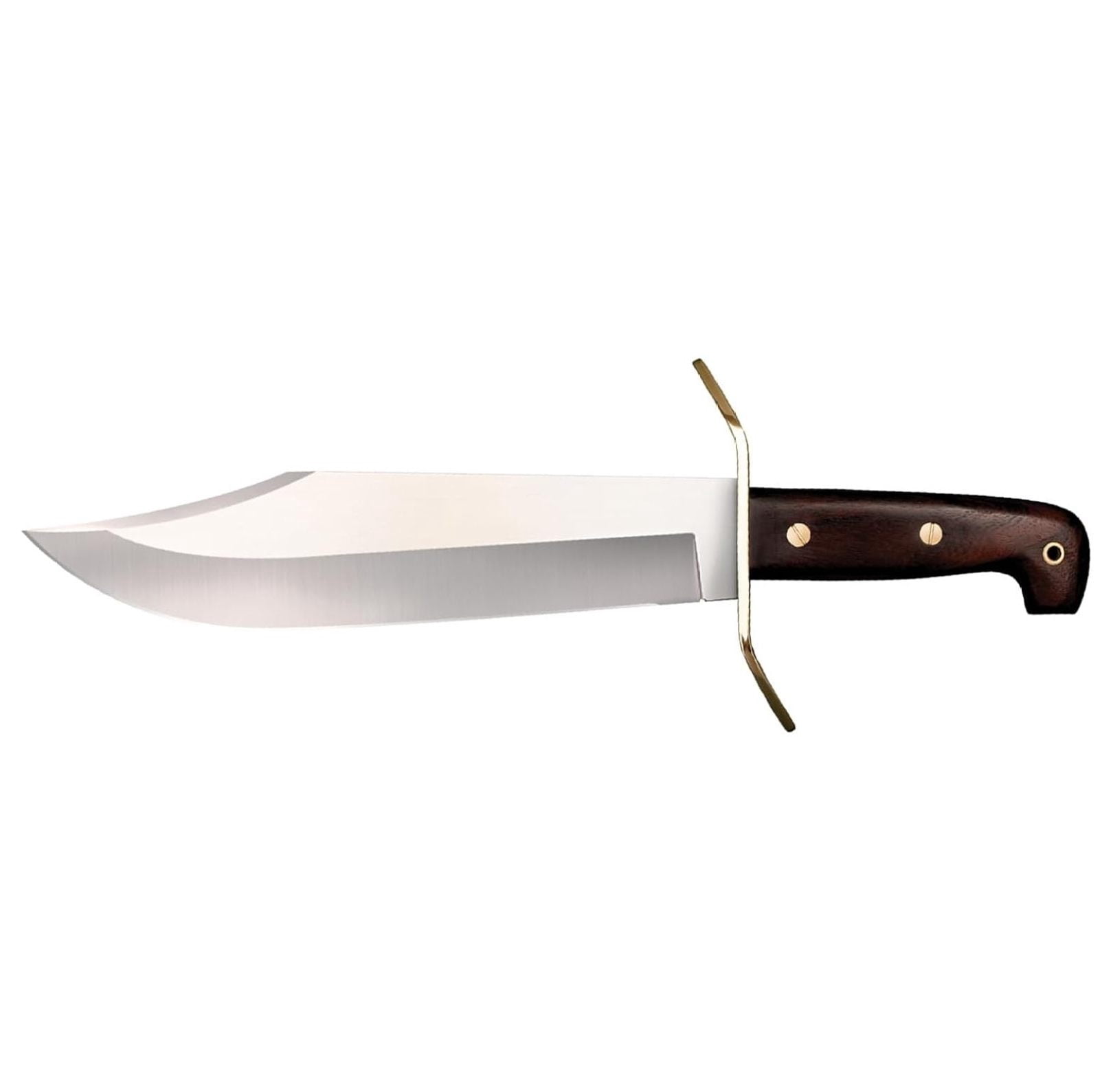 Wild West Bowie 10.75" 1090 High-Carbon Steel Clip Point Blade 5.25" Handle Fixed Blade Knife w/Leather Sheath