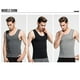 thumbnail image 5 of Qarigey Chaleco Cómodo Transpirable Sudor Realsing Chaleco Moderno Simplemente Ocio Interior Sin Mangas Ciclismo Escalada Correr Montar Camisetas Gris claro 2XL Qarigey AP013681-05, 5 of 6