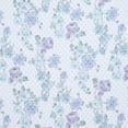 thumbnail image 2 of Zelouf Britney Floral Print Clipped Lurex Chiffon  , Sewing, DIY, Crafts Fabric by the Yard, Silver/aqua, 7 Yard, 2 of 2
