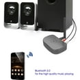 thumbnail image 5 of BE-RCA Long Range Bluetooth Music Receiver, Wireless Audio Adapter for Wired Speakers or Home Music Streaming Stereo System, Black, 5 of 5