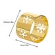 thumbnail image 3 of pstuiky 2 anillos de servilleta navideños de metal, decoración de mesa navideña, hebilla de servilleta con forma de copo de nieve., 3 of 3