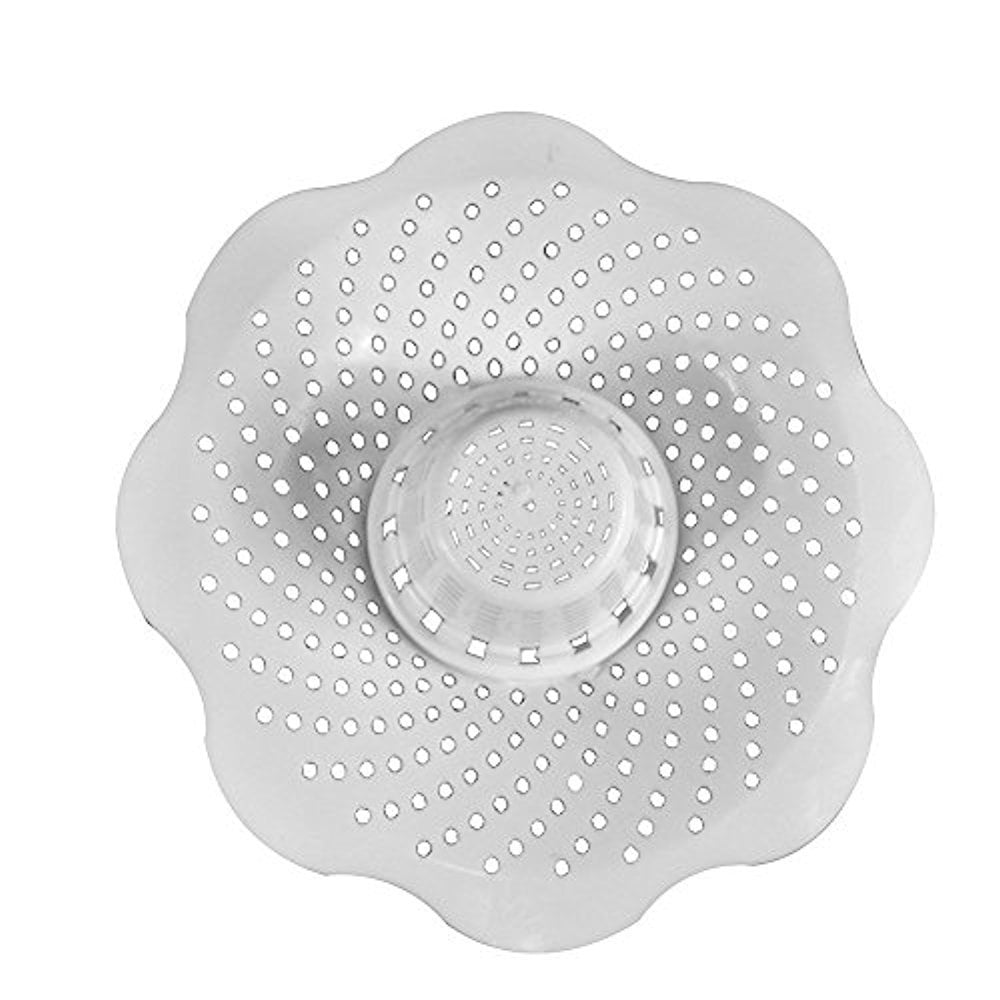 Danco 10306 Microban Hair Catcher, Bathroom and Bathtub Strainer White