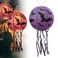 thumbnail image 2 of XIANXIAN Halloween Hanging Decorations Lanterns with Led Lights Illuminated Decor, Pumpkin Bat Lanterns for Halloween Indoor & Outdoor Spooky Home Decor, 2 of 9
