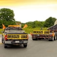 thumbnail image 3 of VULCAN Oversize Load Sign For Trucks and Trailers - Hinged Aluminum - 18 inch x 84 inch, 3 of 8