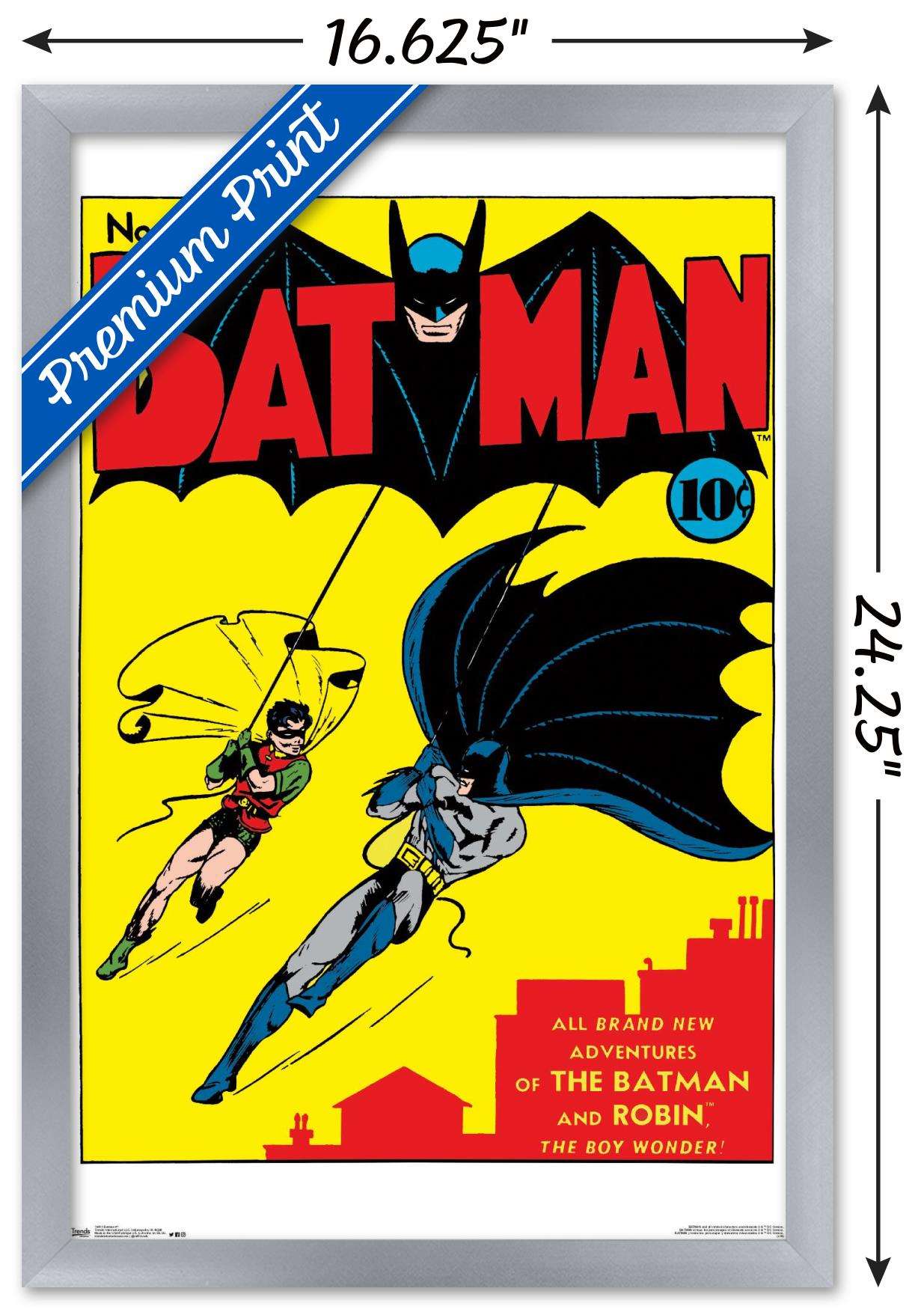 DC Comics - Batman - Cover #1 Wall Poster, 14.725" x 22.375", Framed