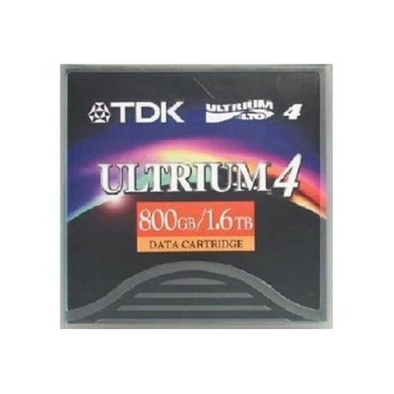 TDK 1/2" Ultrium LTO-4 Cartridge, 2600ft, 800GB Native/1.6TB Compressed Capacity