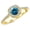 Yellow Gold, variant on 0.85 to 2 Carat Gorgeous Classic Cushion Halo Style Diamond Engagement Ring with a 0.5 Carat Blue Diamond Center (Heirloom Quality) 14K Rose Gold 2 Carat Size:9