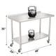 thumbnail image 3 of Yeshouse Mesa de acero inoxidable para preparación y trabajo con protector contra salpicaduras, mesa de cocina resistente con estante inferior ajustable y patas para restaurantes, hogares y hoteles, 3 of 6