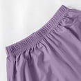 thumbnail image 6 of ITSAME Girls Athletic Outfits 2-Piece Quick-Dry Short Sleeve Top and Shorts Set Kids Comfy Sportswear Purple Size 7, 6 of 8