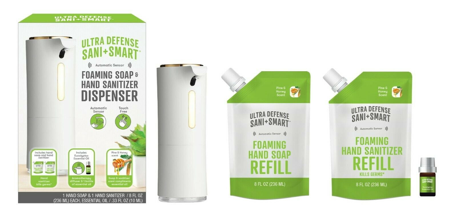 Ultra Defense Dispenser White