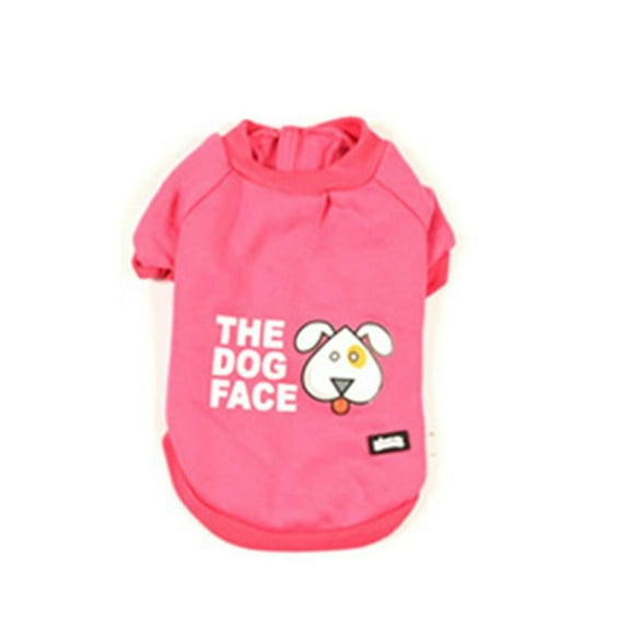 Warm Cotton Pullover Brushed Pet Coat For Dogs Cats Teddy Bear Dog Sweater Pet Costume Dog Hoodies Pet Clothes PINK M