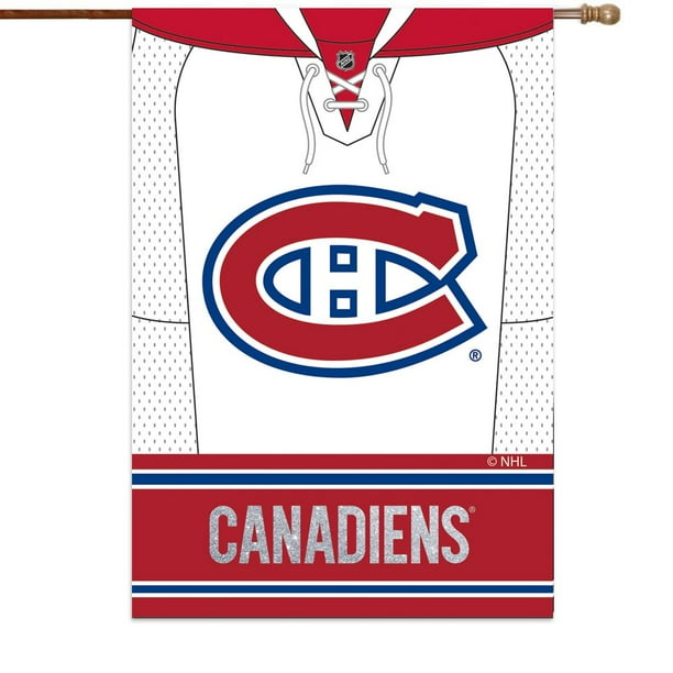 Montreal Canadiens 29 X 43 Double Sided Jersey Foil House Flag Walmart Com Walmart Com