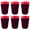 Burgundy, variant on Blank Neoprene Party Cup Coolie (Variety Color 6 Pack)