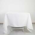 thumbnail image 6 of Efavormart 70"x70" Square Chambury Casa 100% Cotton Linen Tablecloth For Wedding Party Home Decor - White, 6 of 11