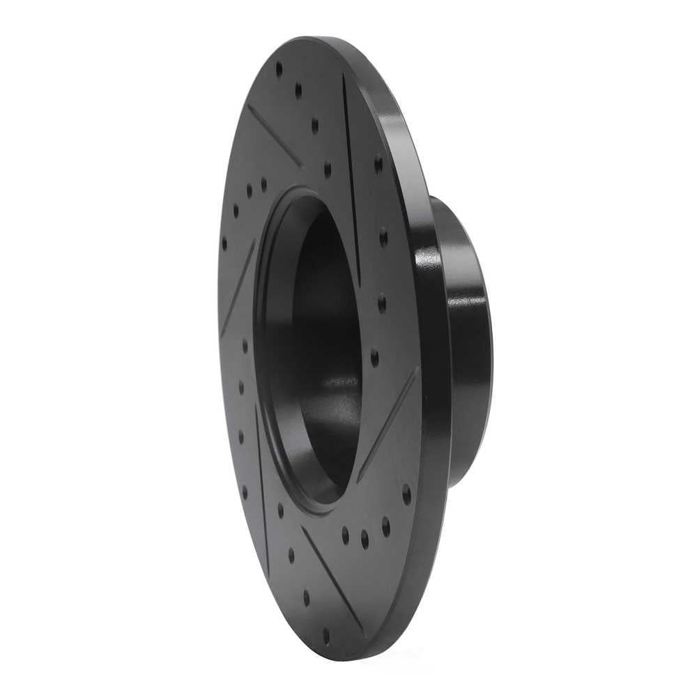Dynamic Friction Company 633-63006L DFC Brake Rotor - Drilled And Slotted - Black