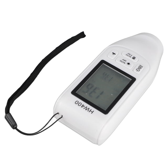 Digital Coating Thickness Gauge, 0-2000um 3 Units Auto Detection Paint Coating Thickness Gauge, Professional FE NFE Coating Thickness Tester for Industrial, Auto Power Off