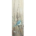 thumbnail image 2 of Purinton, Julia 11x24 Black Ornate Wood Framed with Double Matting Museum Art Print Titled - Pretty Birds Neutral II, 2 of 4