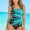 #332-Green, variant on Women's One-Piece Swimsuit form-Fitting Design for Beach and Pool Swimming