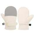thumbnail image 2 of Toddler Mittens Skiing Gloves Toddler SnowGloves Kids Baby Winter Mittens For Girls Boys C-Beige L, 2 of 3