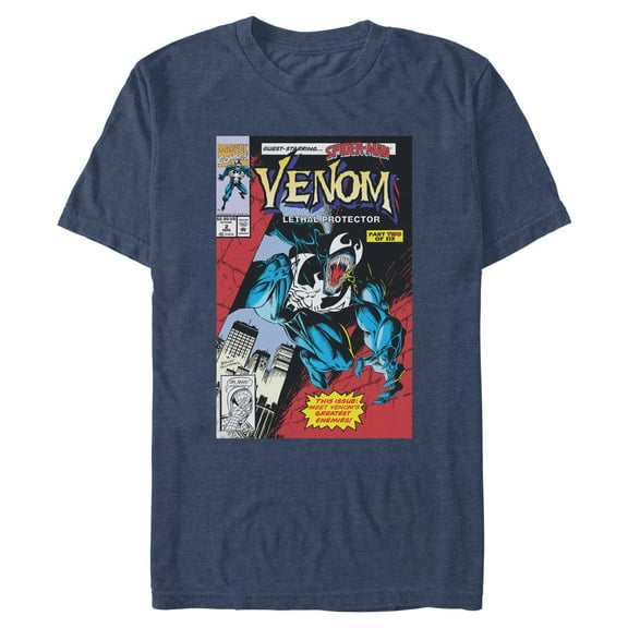 Mens Marvel Lethal Protector Cover T Shirt