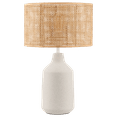 thumbnail image 1 of Bouclair Natural Ceramic and Rattan Table Lamp, 1 of 8