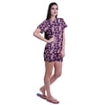 thumbnail image 3 of Moomaya Womens Printed Tee and Shorts Pajama Set PJs,Short Sleeve Sleepwear Nightwear S-XXL, 3 of 7