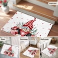 thumbnail image 5 of Valentines Day Gnomes Entryway Rug 2'x3'&nbsp; Non Slip Front Door Mats, Red Love Heart Eucalyptus Leaves Entrance Rugs Indoor Outdoor Carpet, Washable Floor Mats Small Area Rug for Bedroom Kitchen, 5 of 8