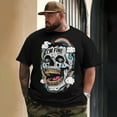 thumbnail image 3 of Men T Shirt for Big & Tall Man Graphic Short Sleeve Plus Size Oversized Tee Tshirts 7XLT T0 5DLS 017, 3 of 9