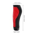 thumbnail image 2 of Houderco 1Par Puños Ergonómicos Para Manillar De Bici En Roja Con Amortiguación De, 2 of 6