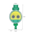 thumbnail image 4 of BXJ-008 Outdoor Timed Irrigation Controller Automatic Sprinkler Controller Programmable Valve Hose Water Timer Faucet Watering Timer with Distribution Tubing Hose Adjustable Nozzles, Automatic Mist, 4 of 9