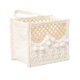 thumbnail image 2 of Cesta de almacenamiento de tela plegable con asa para el armario del dormitorio, ropa, juguetes y aperitivos, caja organizadora ligera y transpirable, 2 of 6