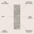 thumbnail image 3 of JONATHAN Y MOROCCAN HYPE 2 x 8 Runner Rug, Khalil Berber Stripe - Cream/Gray, MOH207C-28, 3 of 8