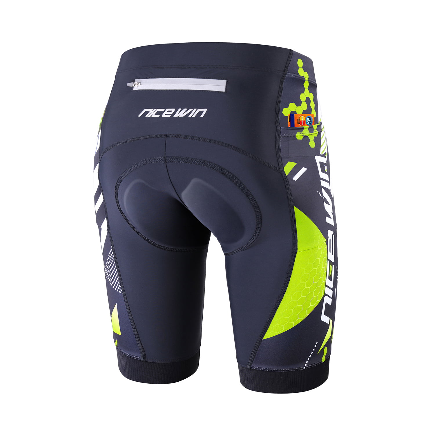 Men’s Cycling Shorts Compression Bike Riding Tights 3D Padded Quick-Dry Half Pants 