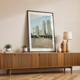 thumbnail image 2 of From Pier I 02 - Manhattan New York Photography City Skyline Architecture Boardwalk Travel Poster Black Framed Wall Art Print 6 x 8 inches, 2 of 9