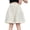 White, variant on Girls Bermuda Shorts Elastic Waist Wide Leg Shorts Summer Lightweight Loose Fit Shorts with Pockets for 5-15 Years