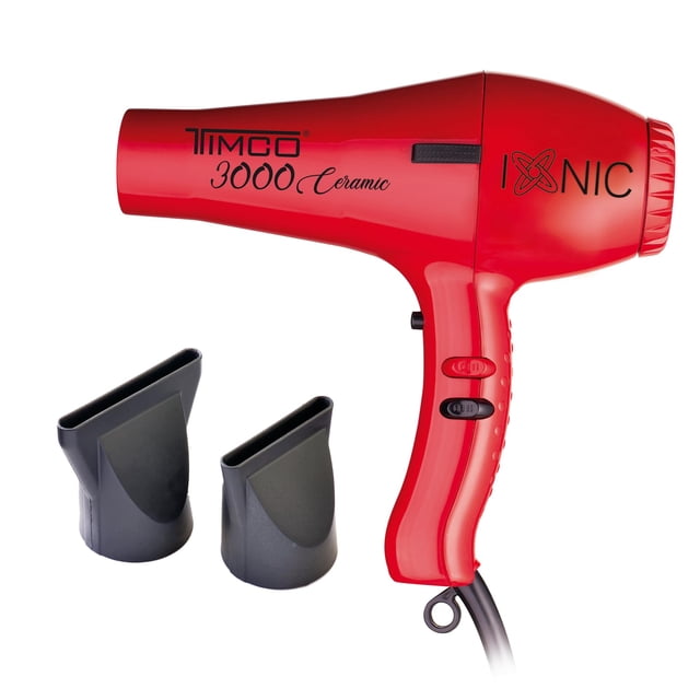 Timco SR-3000 Secadora Profesional Ceramic, Rojo, Paquete de 1
