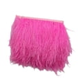 thumbnail image 3 of 9 Flecos de Plumas para Decoración de Manualidades 9-15cm Color Rosa 4 piezas Sunnimix Pluma de avestruz, 3 of 5