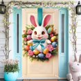 thumbnail image 4 of Ovzne Housse de Porte de Pâques Festival Fête Rideaux de Porte Intérieurs et Extérieurs Drapeaux en Tissu Suspendus en Liquidation, 4 of 6