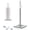 Square/Silver, variant on Paper Towel Holder, Bling Paper Towel Roll Holder, Decorative Standing Paper Towel Holder for Kitchen Countertops Bathroom, Paper Towel Dispenser with Weighted Base (Square/)