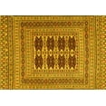 thumbnail image 1 of Ahgly Company Machine Washable Indoor Rectangle Southwestern Yellow Country Area Rugs, 5' x 7', 1 of 4