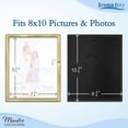 thumbnail image 2 of Icona Bay Gallery Set of Gold Picture Frames, Modern Contemporary Style, 10 Multi-Size Frames, Maestro Collection (US Company), 2 of 7