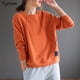 thumbnail image 2 of Sudaderas con capucha para mujer, sudaderas con cuello redondo, otoño invierno, holgadas, suaves, a la moda, para uso diario, nuevas, informales, estilo coreano, sudadera holgada para mujer, 2 of 4