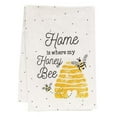 thumbnail image 2 of The Hearthside Collection Col House Designs 54158 Cotton Flour Sack Towel, Home is Where My Honey is, 28 x 28 Inches (54114), 2 of 2