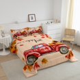 thumbnail image 3 of Erosebridal Ensembles de Couette Camion de Ferme Aquarelle Format Simple, Couettes et Duvets Citrouille de Récolte, Décoratif d'Automne, Réversible 2 Pcs, Microfibre, 3 of 7