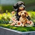 thumbnail image 6 of Mother's Day Decorations interdependent Affection Cute Animals with Flower Cartoon Yard Signs Garden Statues Party Outdoor Decorations 2D Flat Acrylic Mother's Day Stakes Signs, 6 of 6