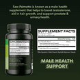Havasu Saw Palmetto Supplement for Men Natural DHT Blocker Hair Loss