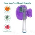 thumbnail image 2 of Mspan Electric Toothbrush Head Cover: Sonic Toothbrush Cap Travel Protector Plastic Brush Pod Protection Clip Case Value Pack, 2 of 6