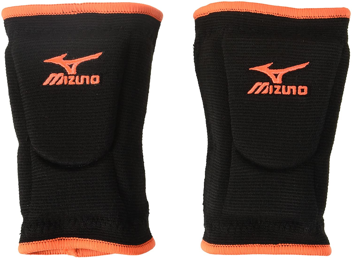 Mizuno LR6 Highlighter Volleyball Knee Pads black orange Adult Small